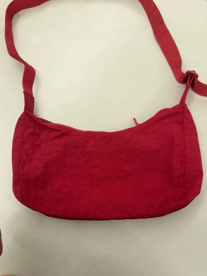 BAGGU Red Large Crescent Bag