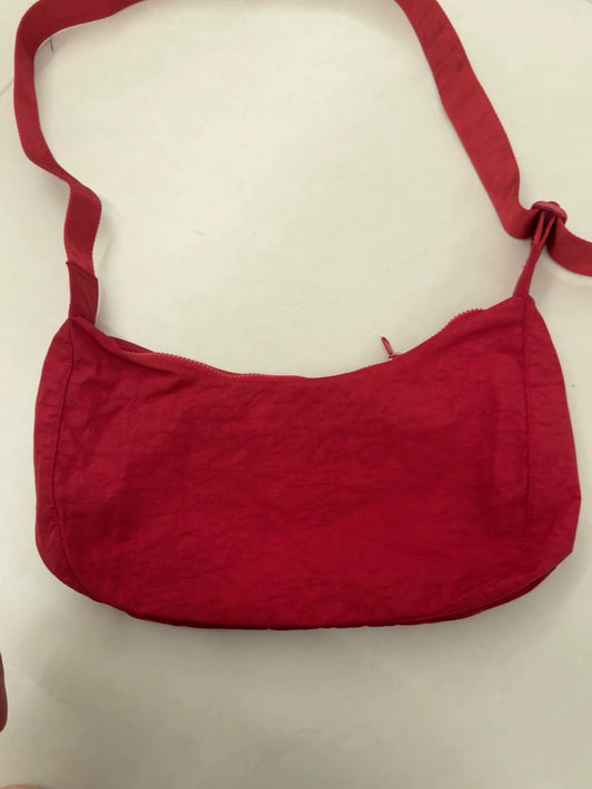 BAGGU Red Large Crescent Bag