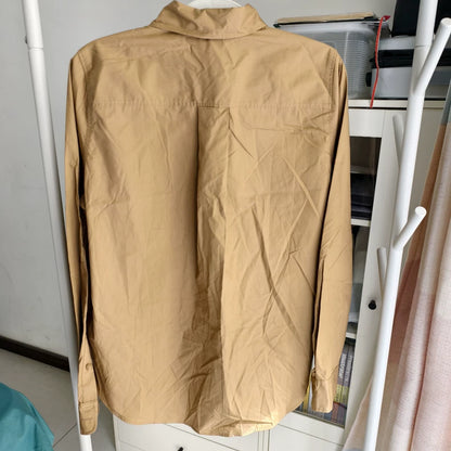 ARKET Dark Beige Cotton Shirt