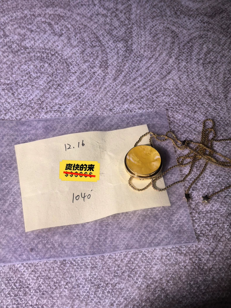 NAC AMBER — Gold — Necklace — New