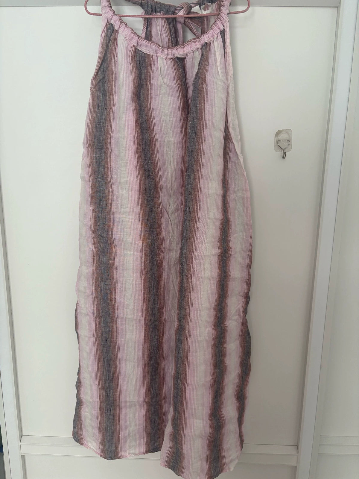 ARKET Linen Halter Mini Dress — product detail 2