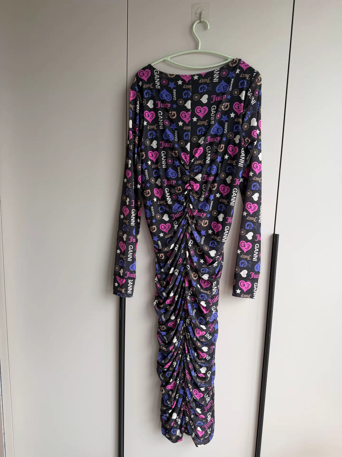 GANNI × Juicy Couture Black Printed Maxi Dress — product detail 2