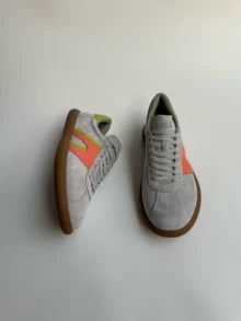 Camper Grey Colourblock Suede Trainers