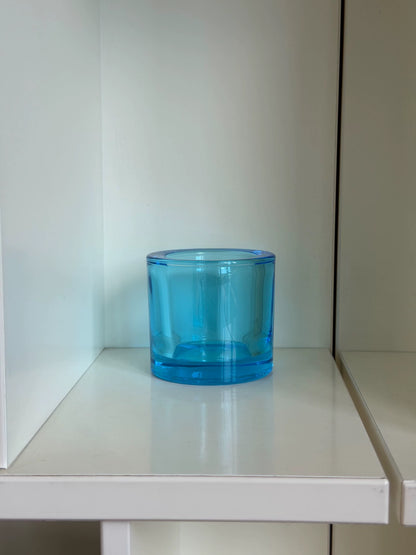 Iittala x Marimekko Blue Kivi Candle Holder – photograph 1