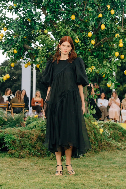 Aje Organza Puff-Sleeve Maxi Dress – Size M — original seller image 5