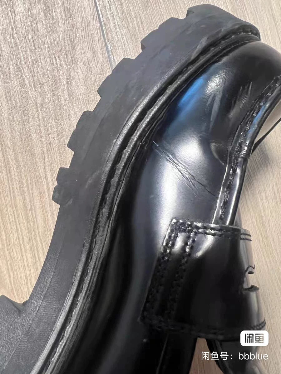 Vagabond Cosmo 2.0 Black Platform Loafers — product detail 7