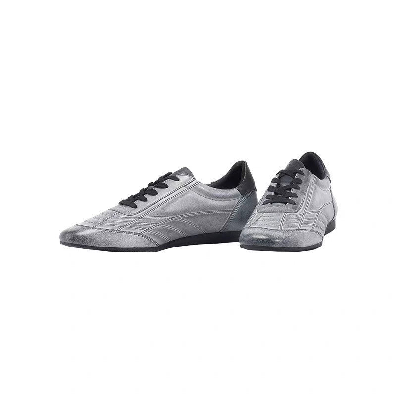 Vagabond Hillary Burnished Leather Lace-Up Shoes — front view