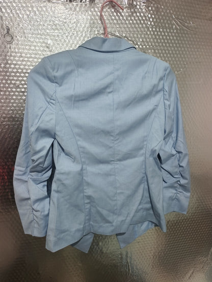 Etam light blue blazer back