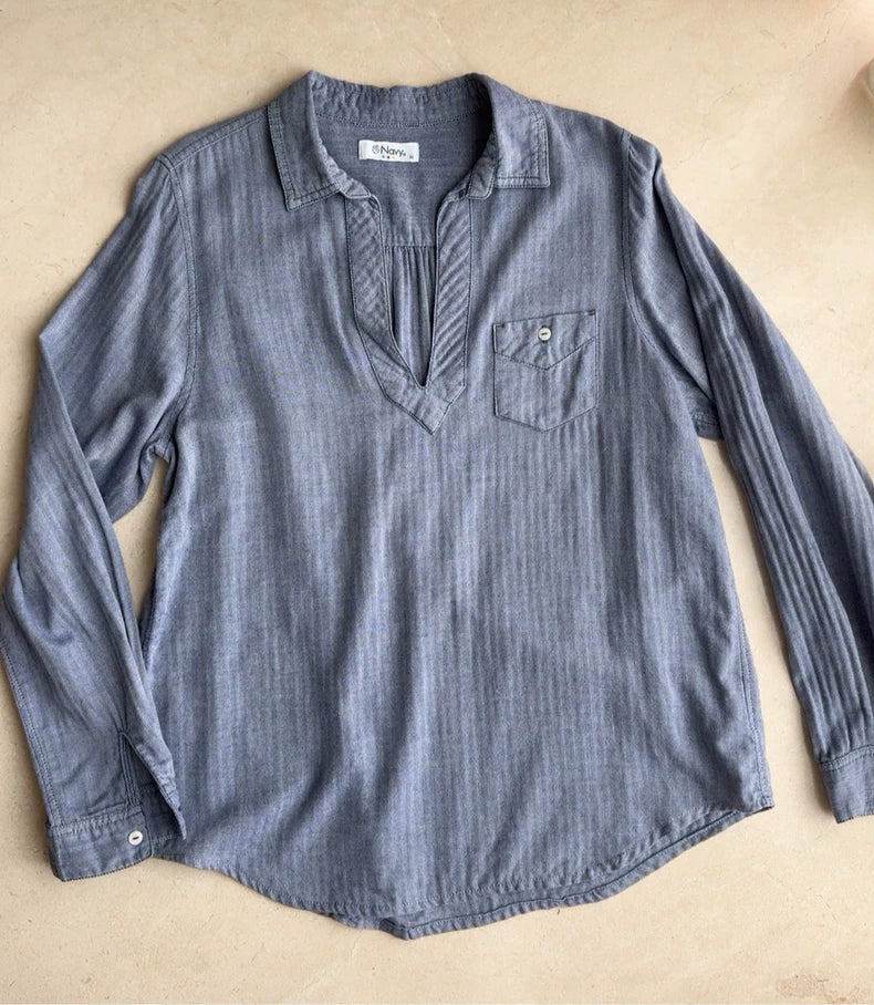 Japanese cotton story blouse