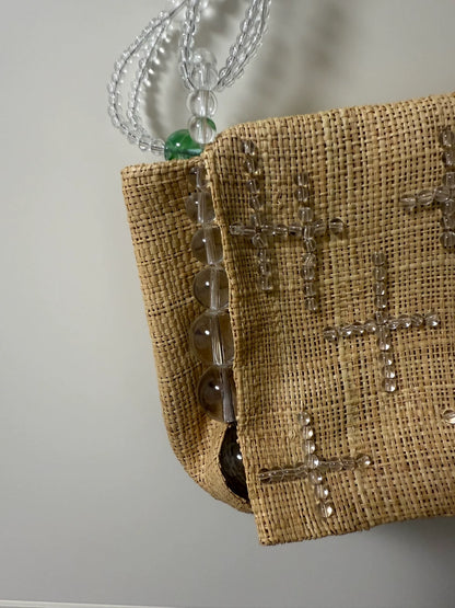 Susan Fang Crystal-Beaded Woven Crossbody Bag — original seller image 3