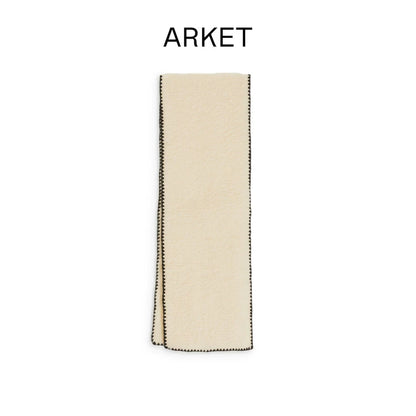 ARKET Cream Cashmere Scarf