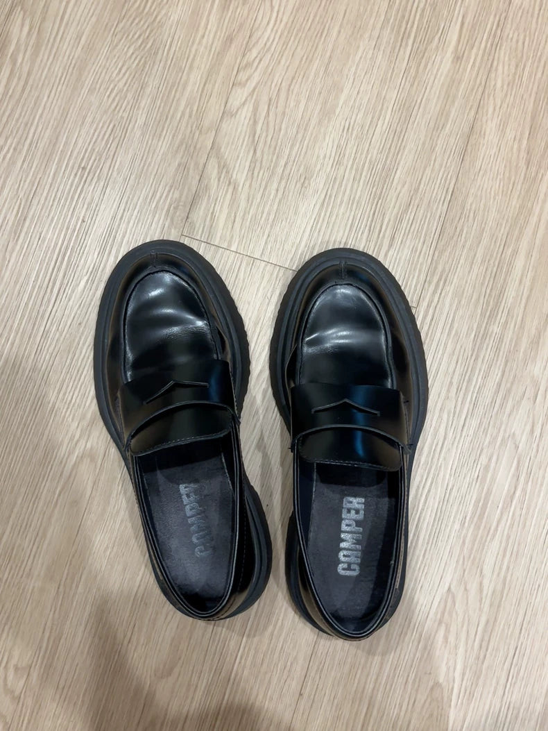 Camper Walden Black Chunky Loafers