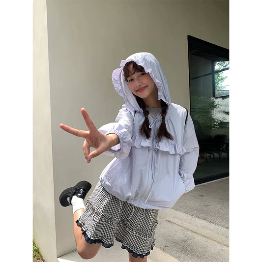 Ice Blue Lightweight Sun Jacket