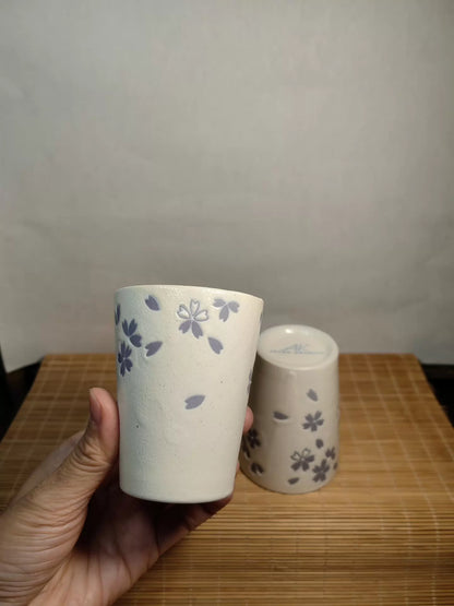 Ayako Koshino Japanese Studio Ceramic Cup Pair — original seller image 6
