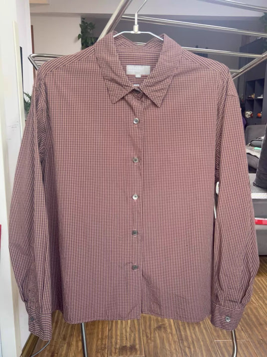 Margaret Howell Fine-Check Cotton Shirt — front view