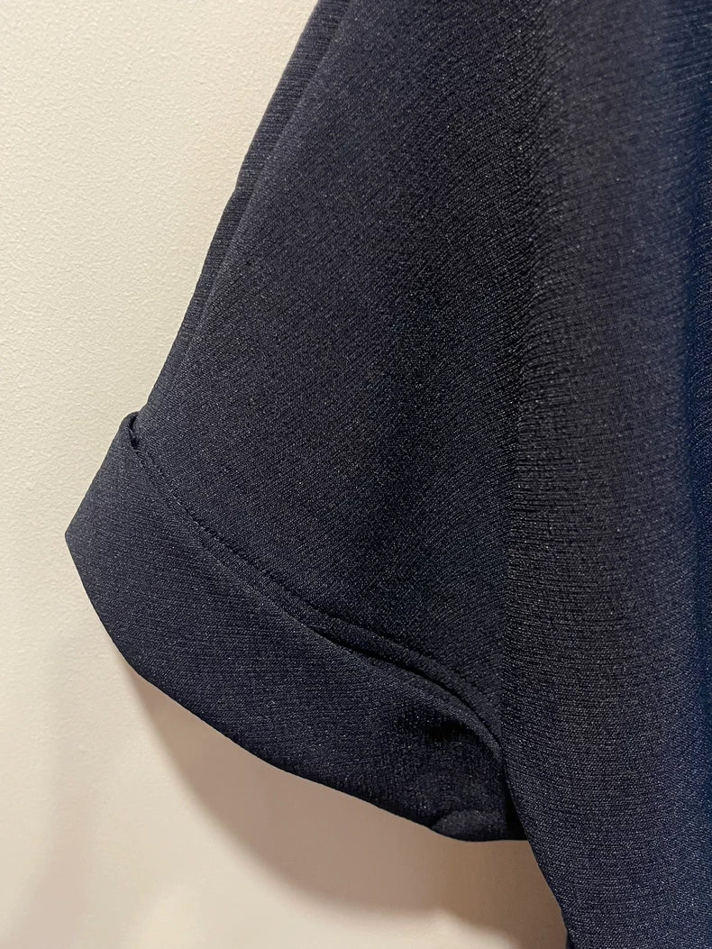 Midnight sculptural top