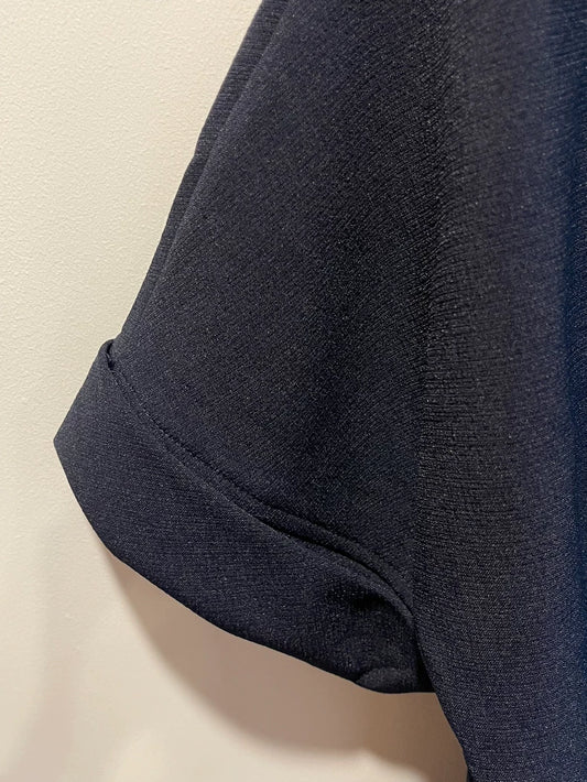 Midnight sculptural top