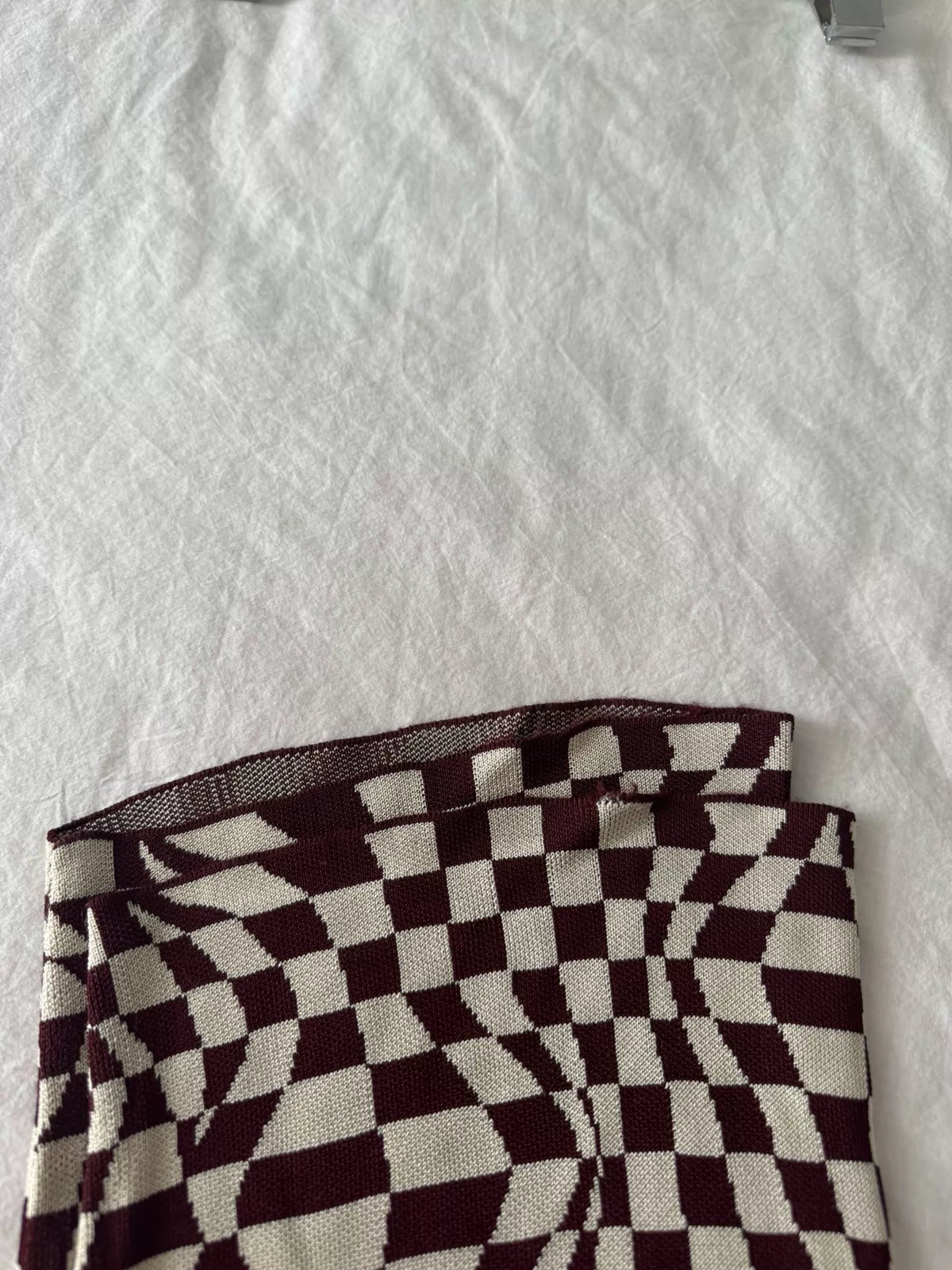 Paloma Wool Checkerboard Knit Trousers — product detail 7