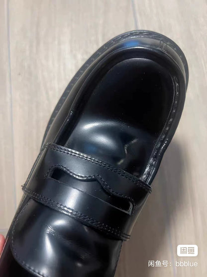 Vagabond Cosmo 2.0 Black Platform Loafers — product detail 3