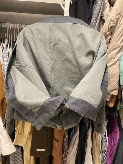 MHL Grey Cotton Corduroy Shirt Dress – photograph 7