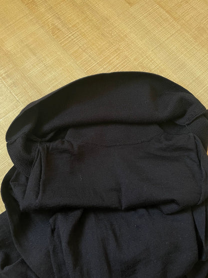 COS Navy Wide-Collar Wool Dress — product detail 4