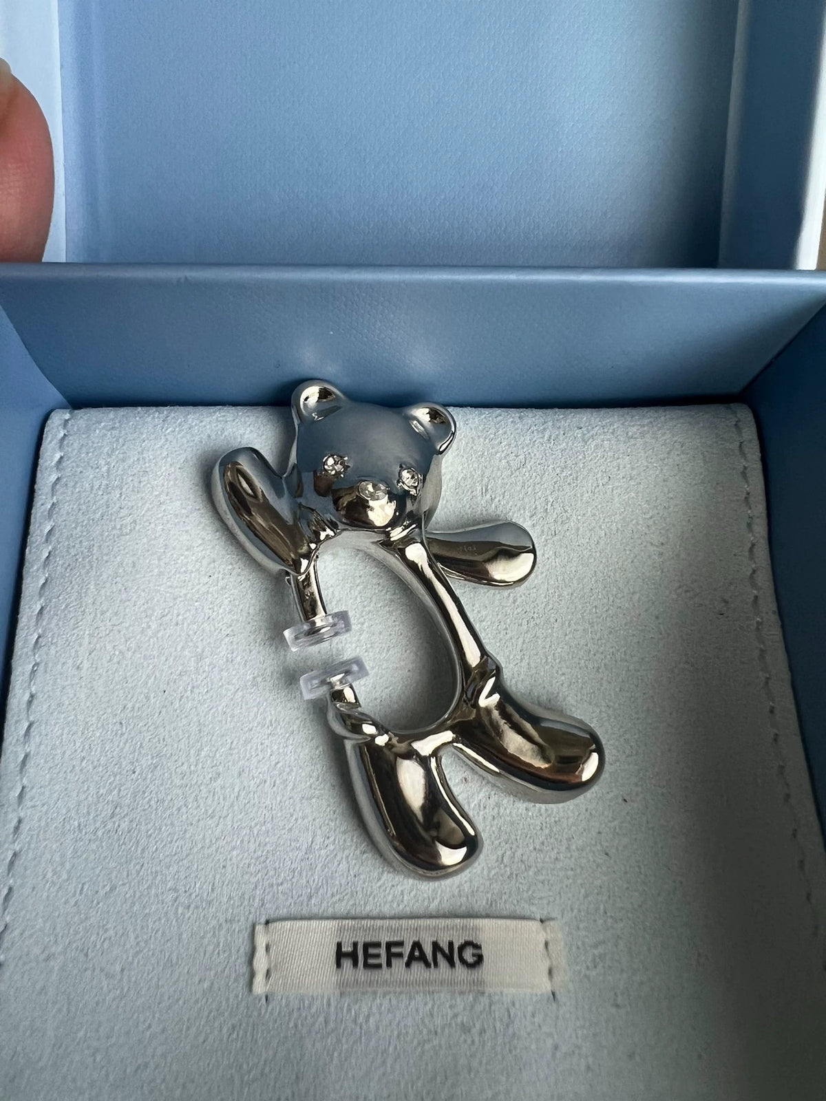 YVMIN Waving Bear Spring-Clip Earrings — original seller image 6