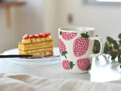 Marimekko Pink Strawberry Mug