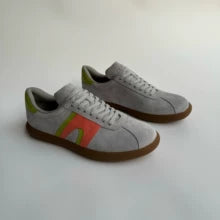 Camper Grey Colourblock Suede Trainers