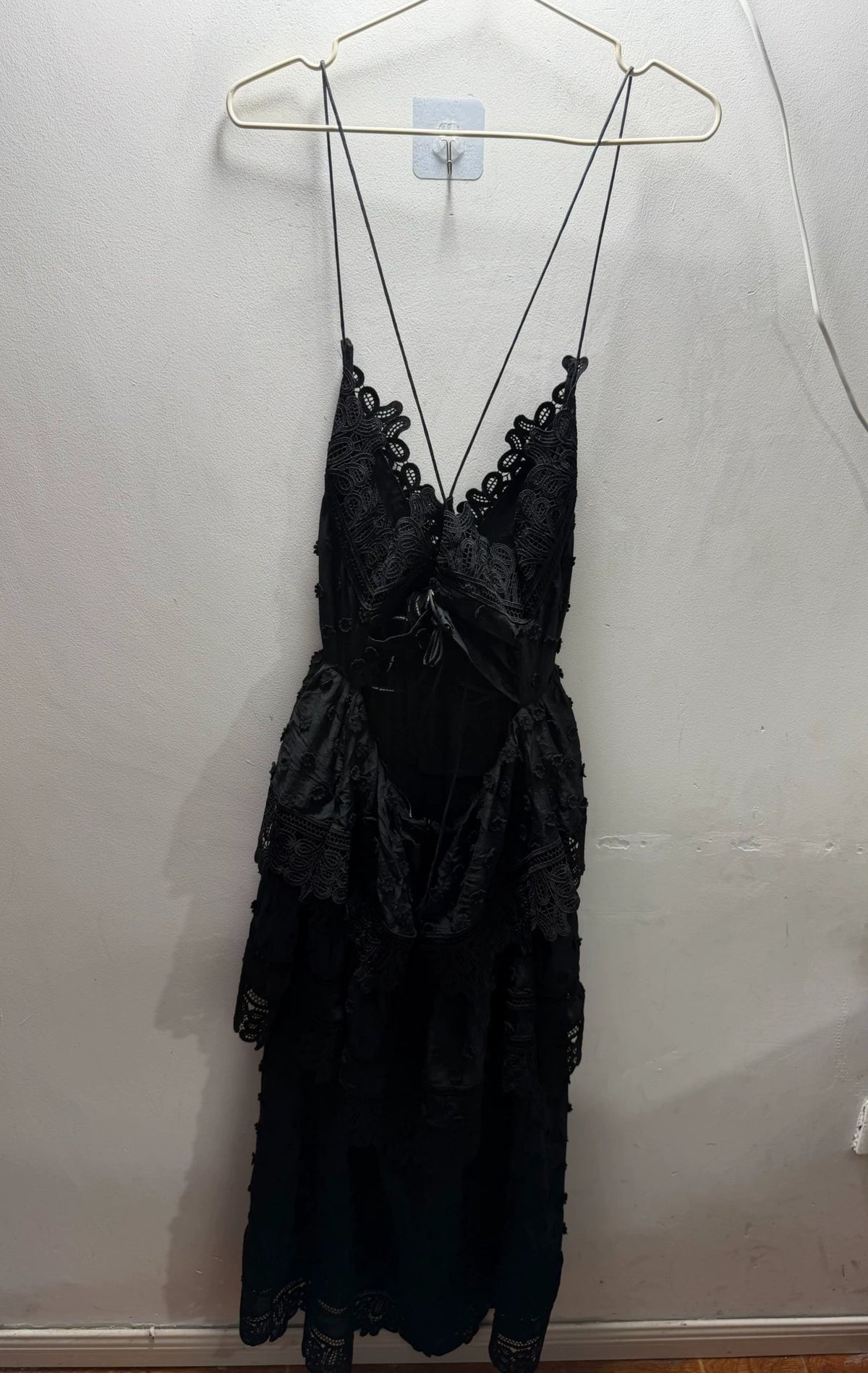 Self-Portrait Black Lace Dress – UK 10 / US 6 — original seller image 2