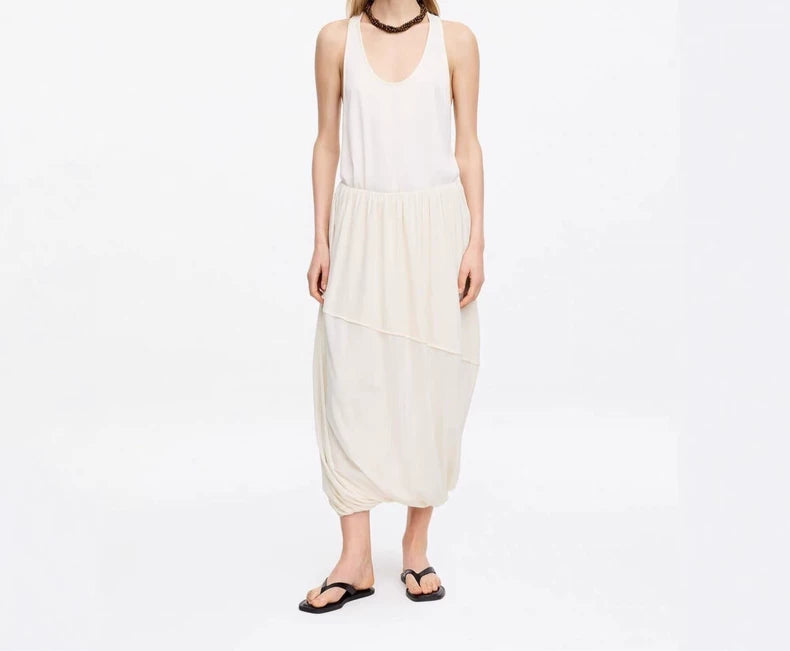 ARKET Twisted Drape Panel Skirt