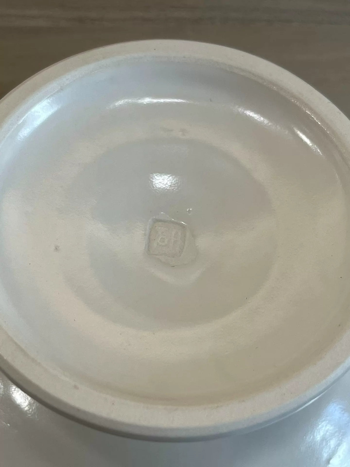 Kenichi Koyama White Porcelain Silver-Finish Footed Bowl — original seller image 9