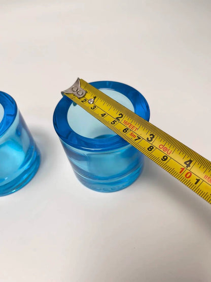 Iittala x Marimekko Blue Kivi Candle Holder – photograph 3