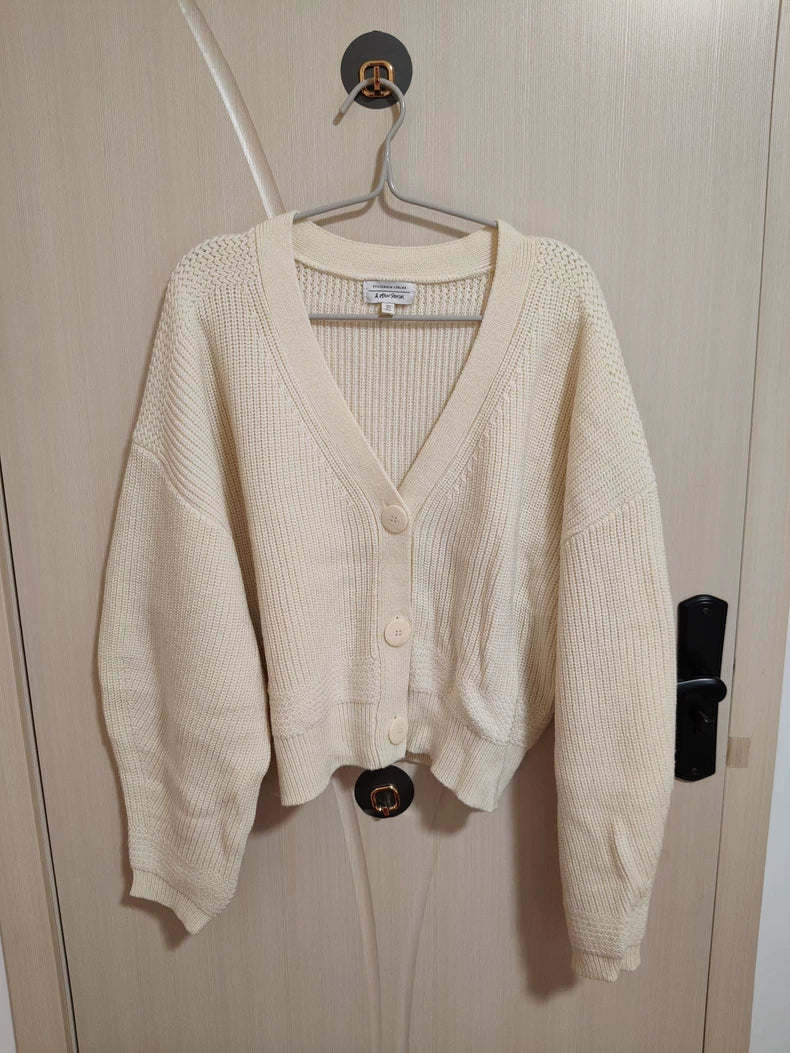 & Other Stories Cream Batwing Cardigan