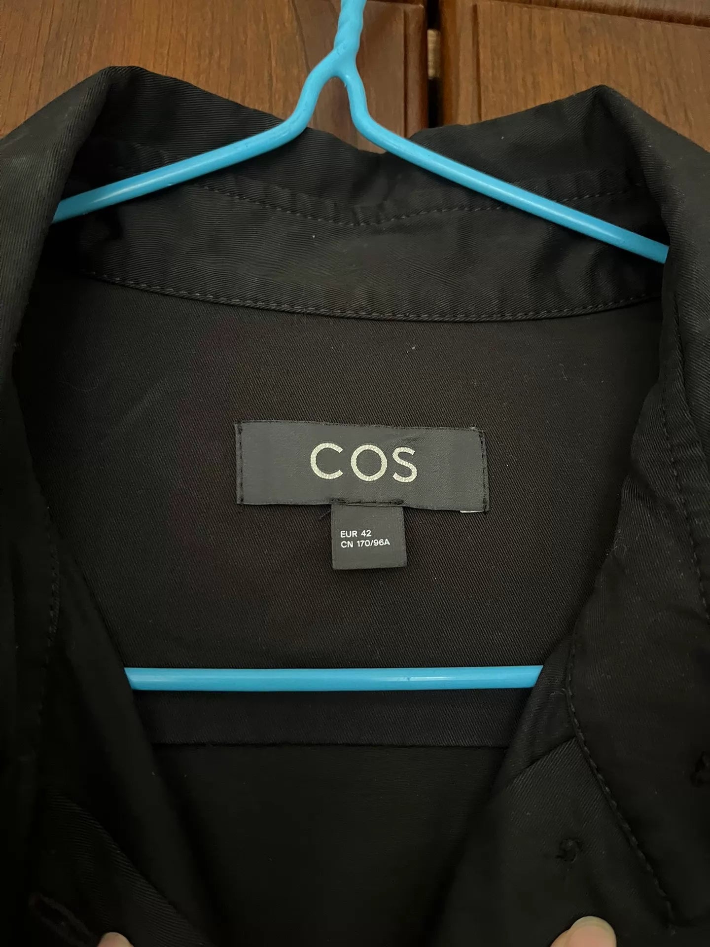 COS Dark Shirt Dress — product detail 3