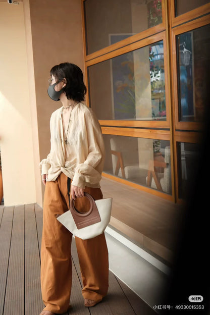 HEREU Cala Canvas and Leather Bag — product detail 2