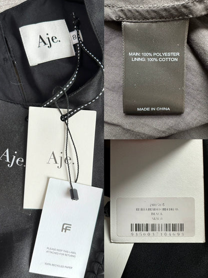 Aje Organza Puff-Sleeve Maxi Dress – Size M — original seller image 6