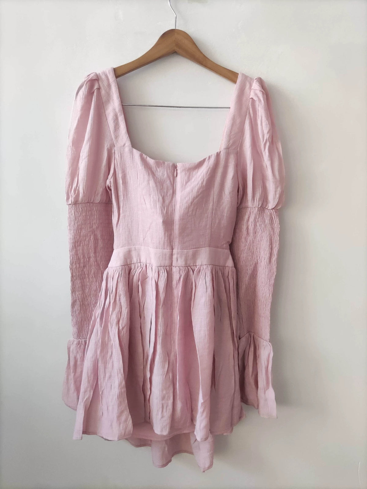ATOIR rose-pink dress — back view
