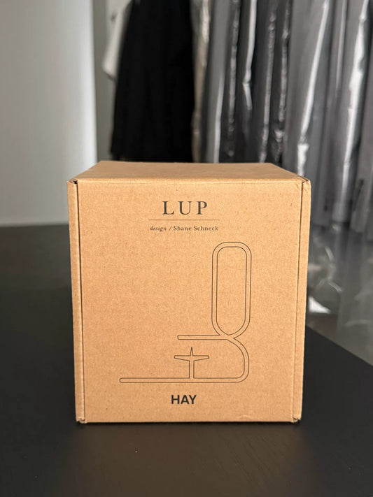 HAY Lup Metal Candleholder — front view