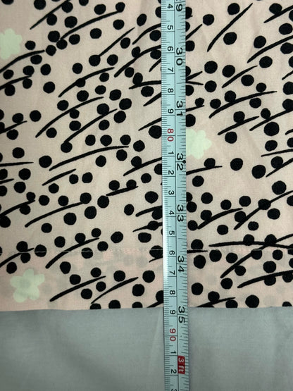Marimekko Pink-and-Black Dot Dress – photograph 4
