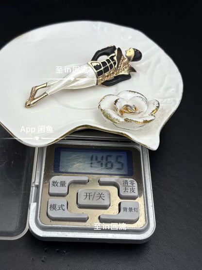 Vintage Figural Statement Brooch — original seller image 5