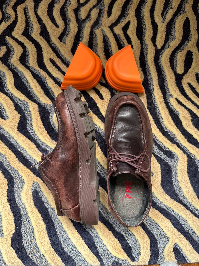 Camper Brown Derby Shoes
