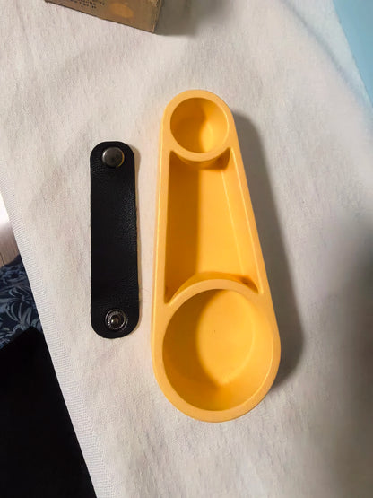 HAY Yellow Double Candleholder — product detail 2