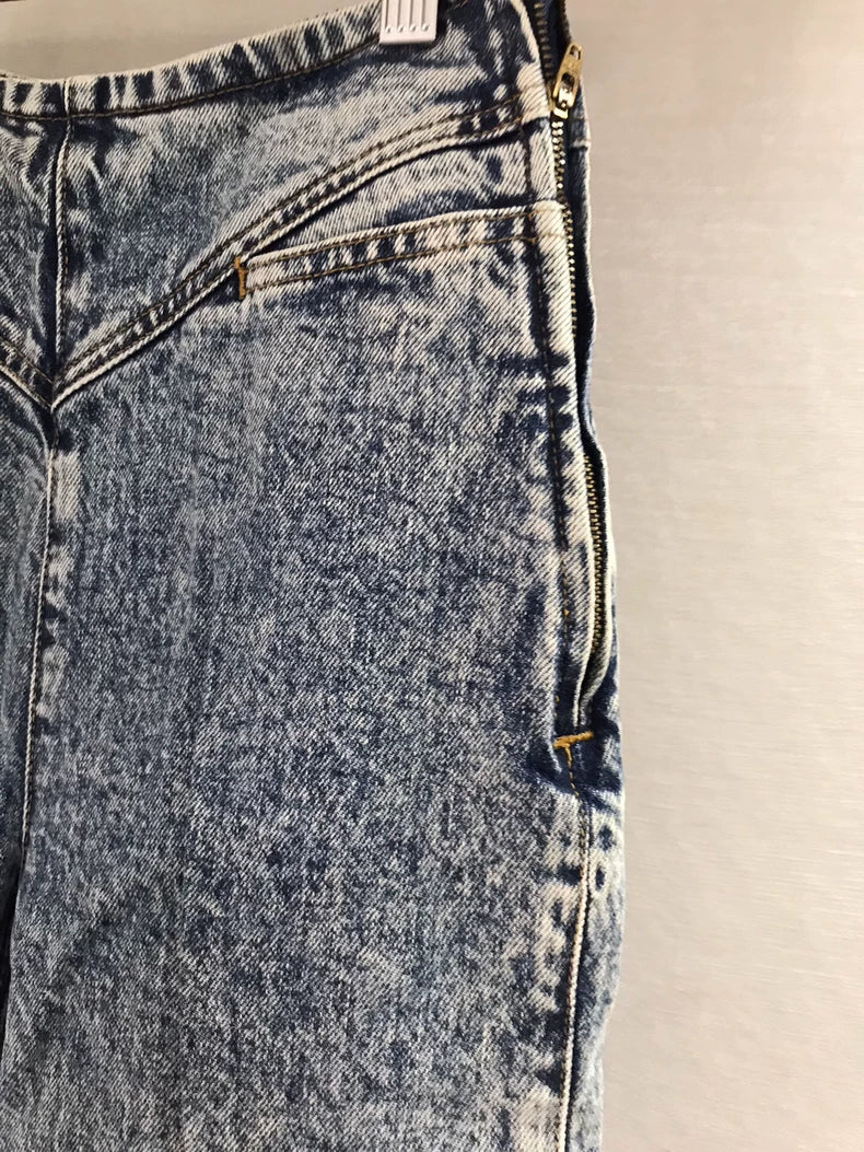 & Other Stories Acid-Wash Cropped Jeans