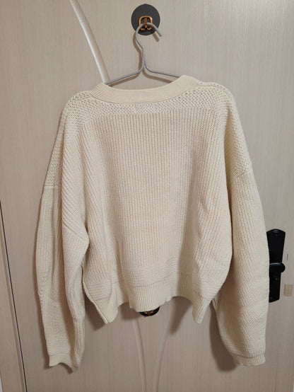 & Other Stories Cream Batwing Cardigan