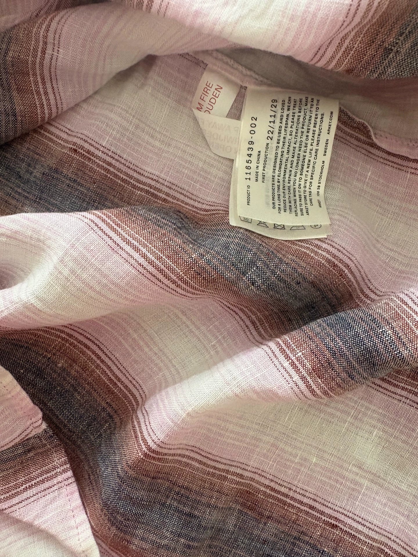 ARKET Linen Halter Mini Dress — product detail 6