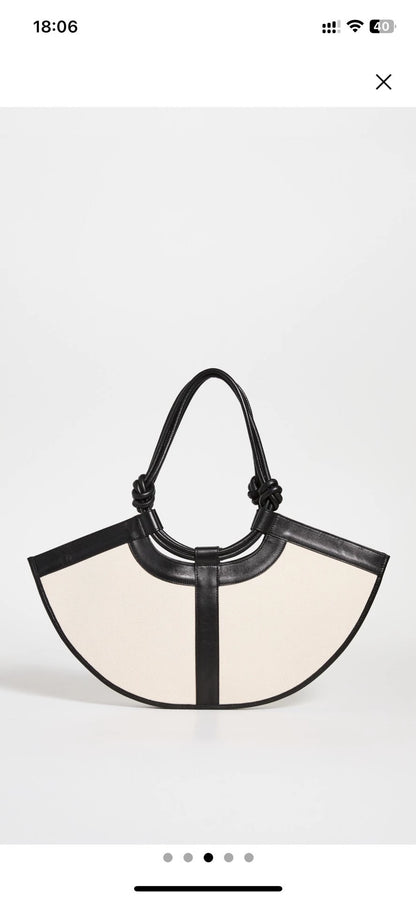 HEREU Ventall Small Canvas and Leather Bag — product detail 6
