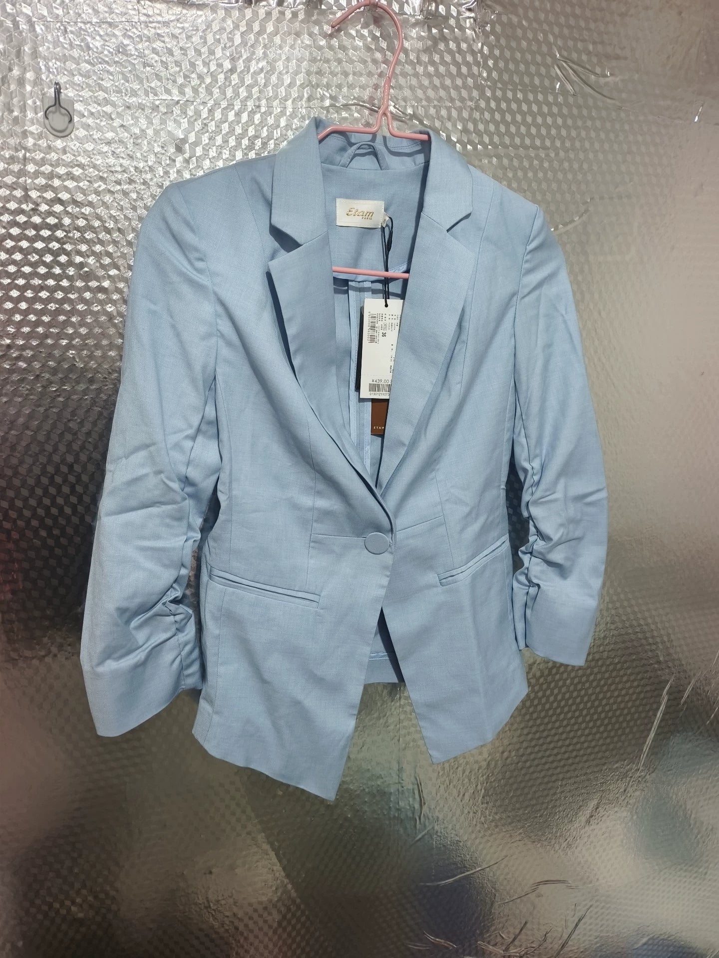 Etam light blue tailored blazer