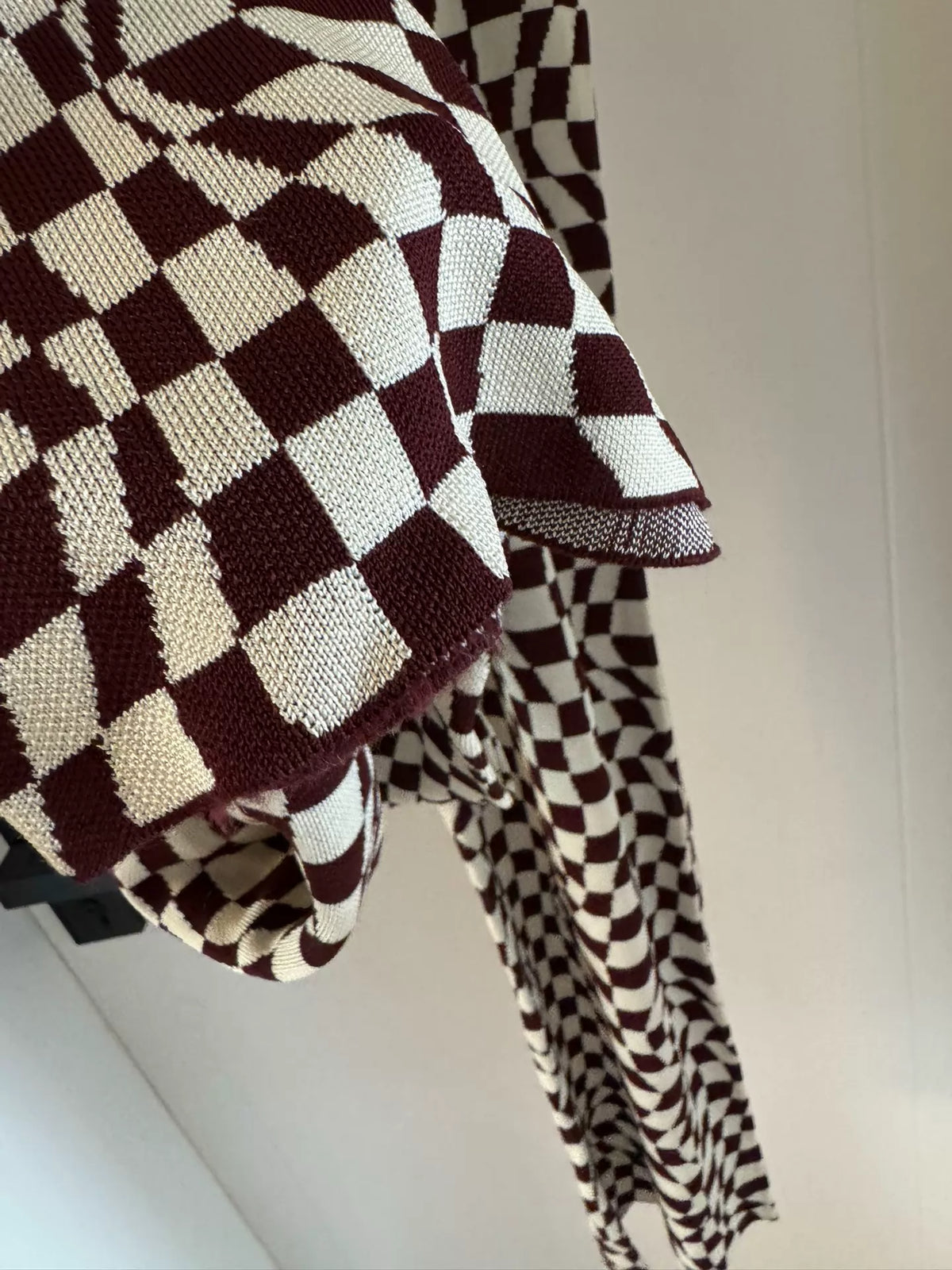 Paloma Wool Checkerboard Knit Trousers — product detail 3