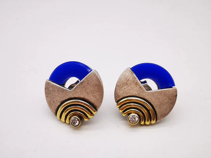 Franz Scheuerle — Blue — Earrings