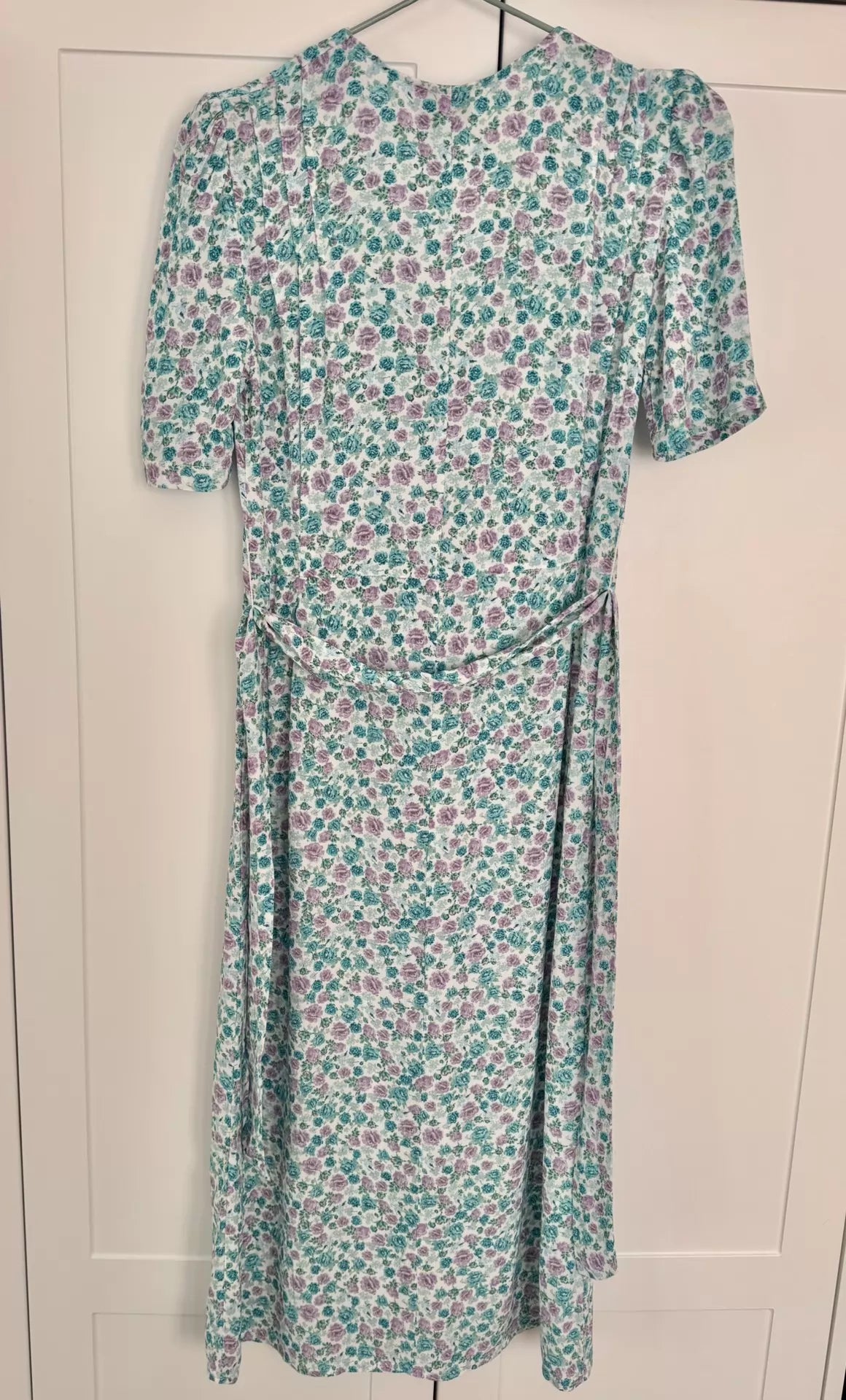 Rouje Mathilde Blue-Green Floral Dress — product detail 6